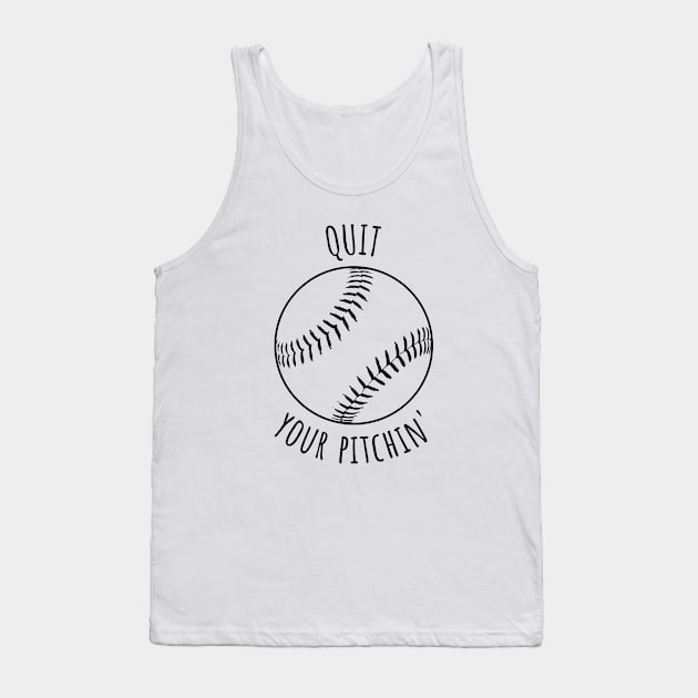 Funny Baseball Cheaper Than Therapy Tank Top by RedYolk